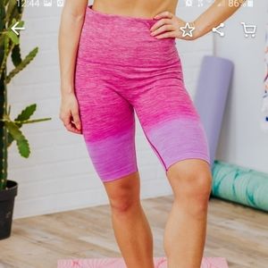 Ombre Athletic Biker Shorts